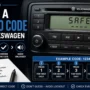 How to enter a VW radio code in a Volkswagen radio