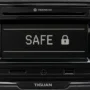 VW Tiguan radio displaying SAFE with a lock symbol