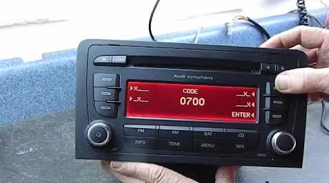 Audi radio code