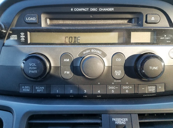 Honda Radio Code