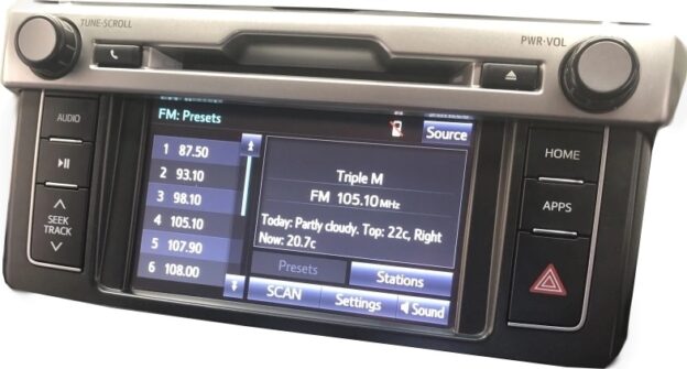 Toyota radio model