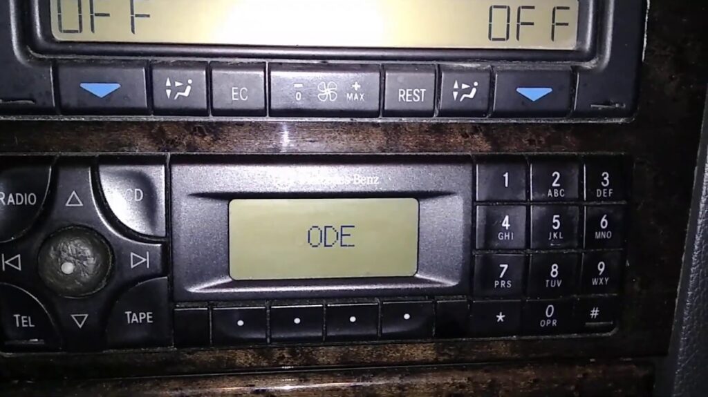 Mercedes Radio Code