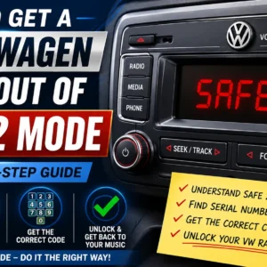 Volkswagen radio SAFE 2 mode