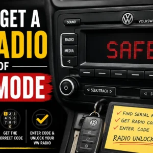 How to get a VW radio out of SAFE mode